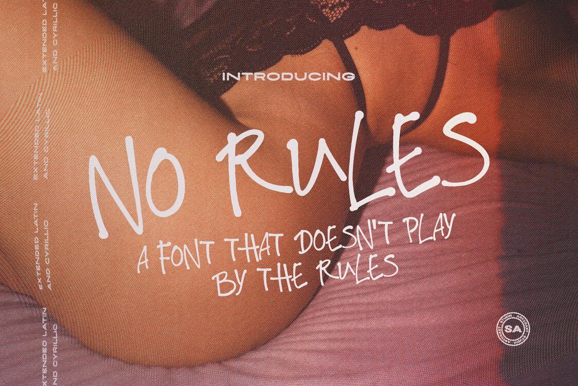 sa no rules handwriting font artcoast 1 759