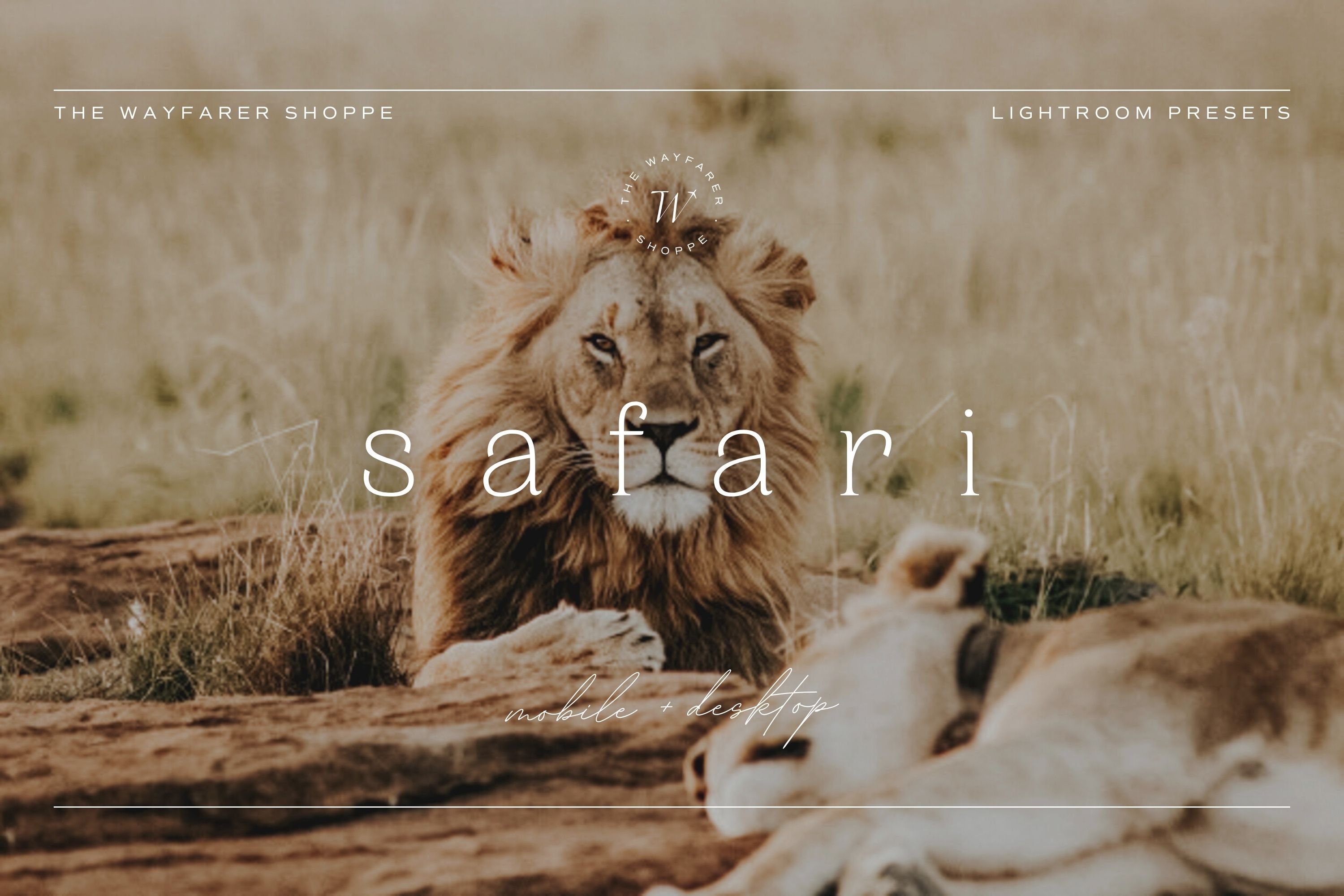 5 Safari Lightroom Presetscover image.