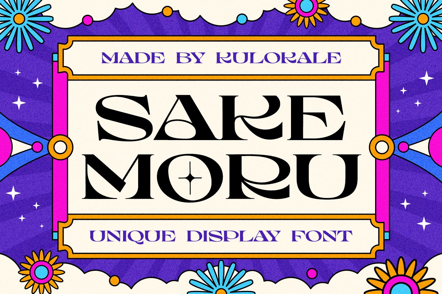 Sake Moru Display Font cover image.