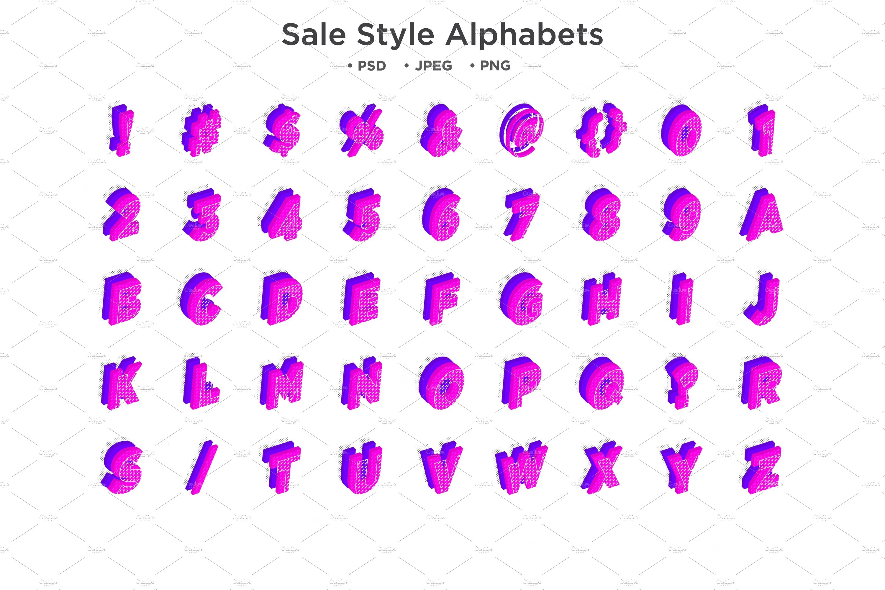 Sale Style Alphabet Abc Typographycover image.
