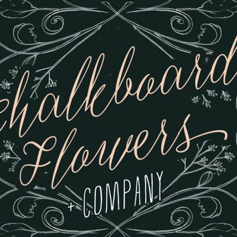 Chalkboard Flowers & Companycover image.