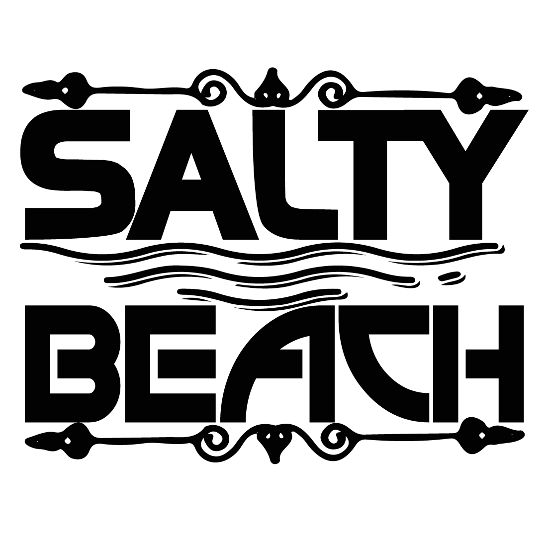 Salty beach preview image.