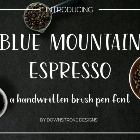 Blue Mountain Espresso Font cover image.