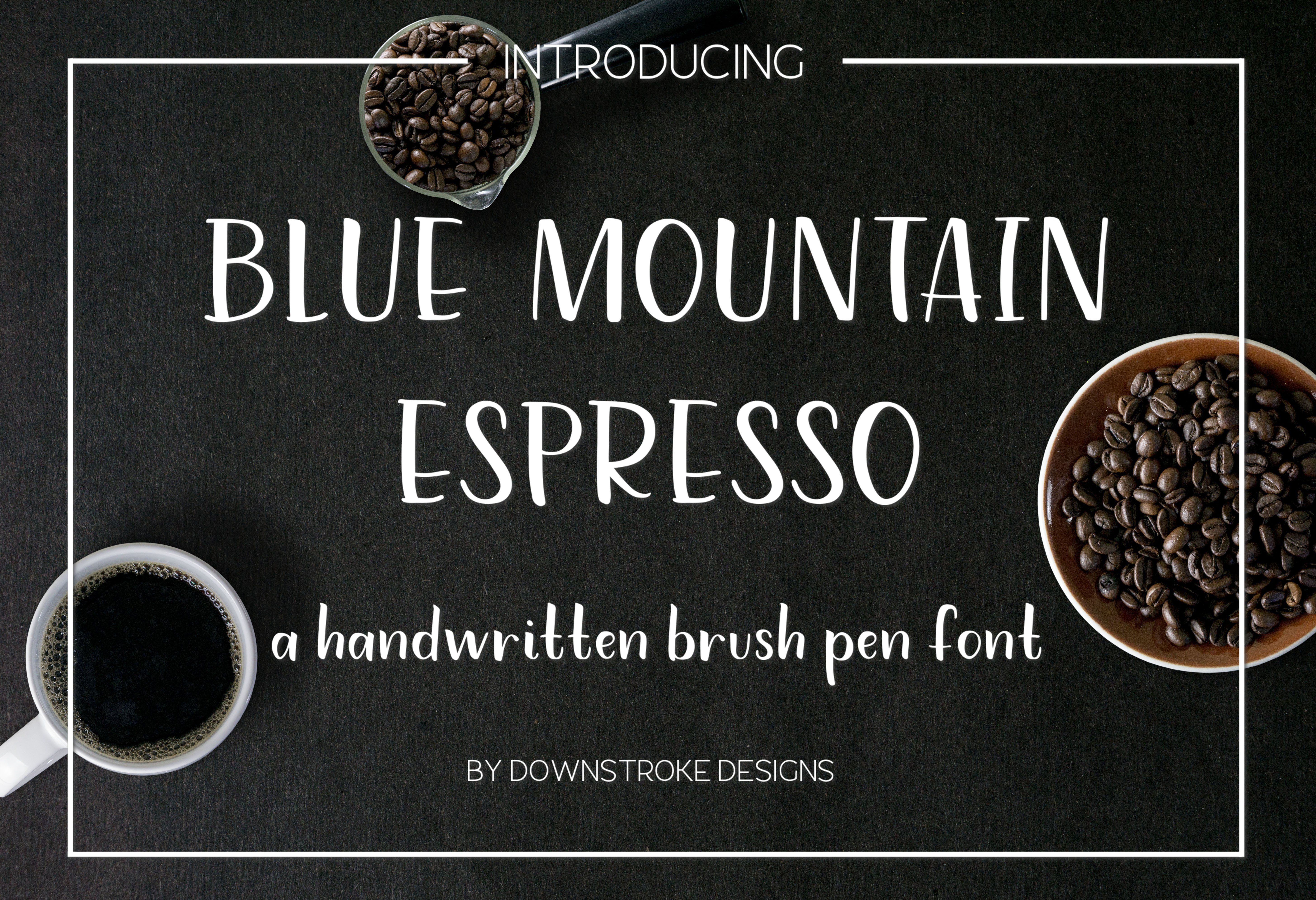 Blue Mountain Espresso Font cover image.