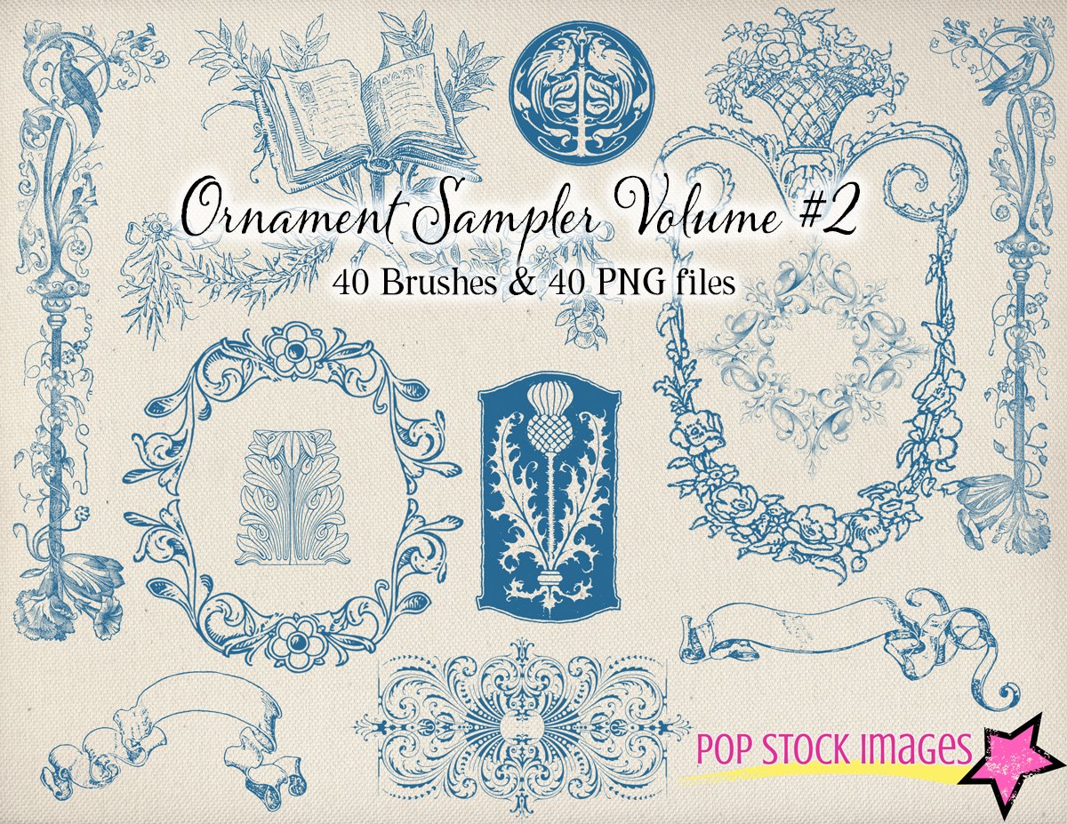 Decorative Ornament Sampler - Vol. 2cover image.