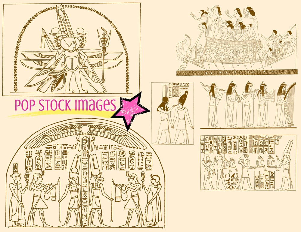 Ancient Egypt Brushes & PNG Setpreview image.