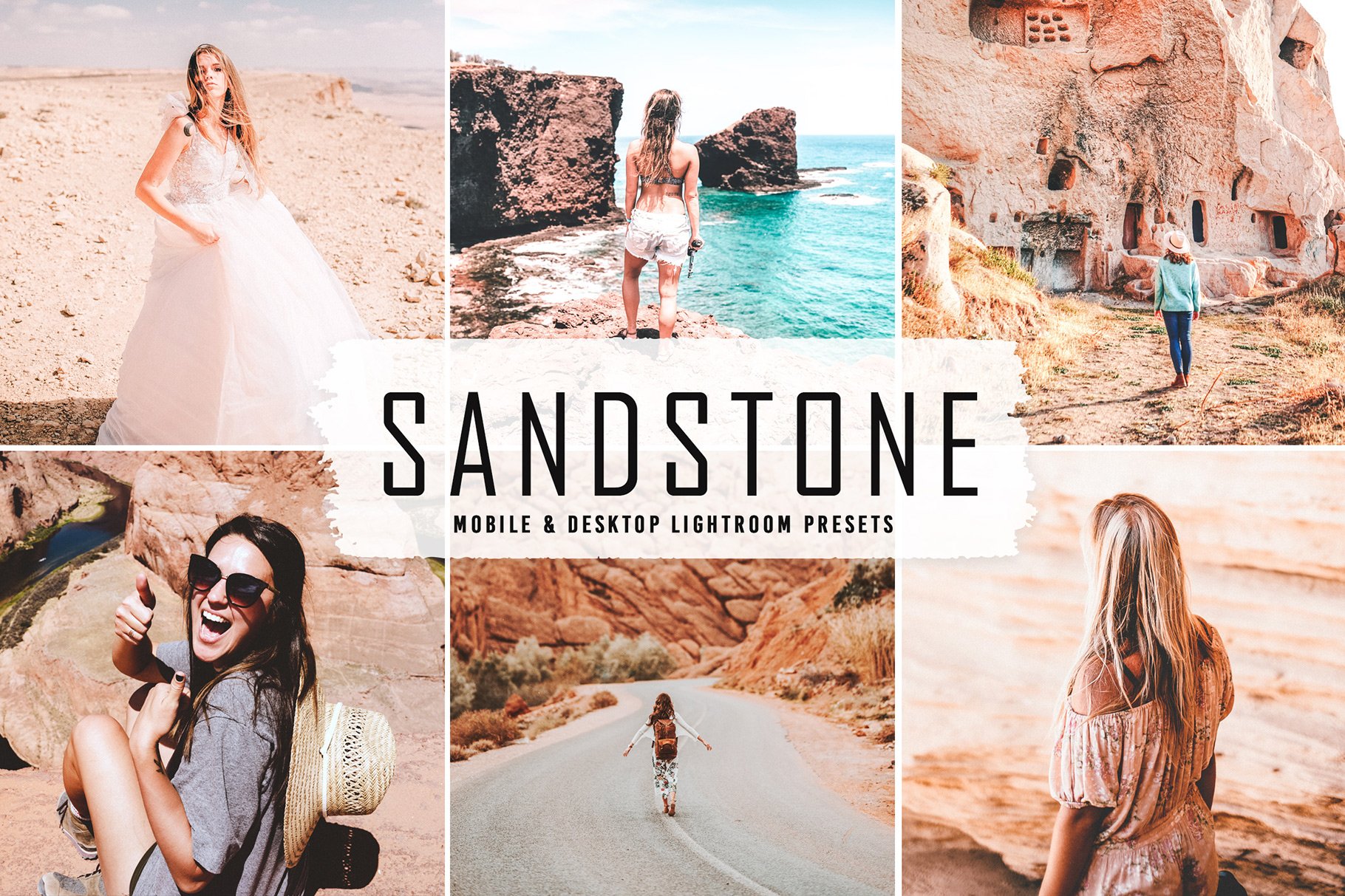 Sandstone Pro Lightroom Presetscover image.