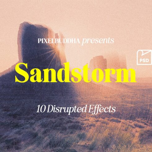 Sandstorm Disrupted Photoshop Effectcover image.