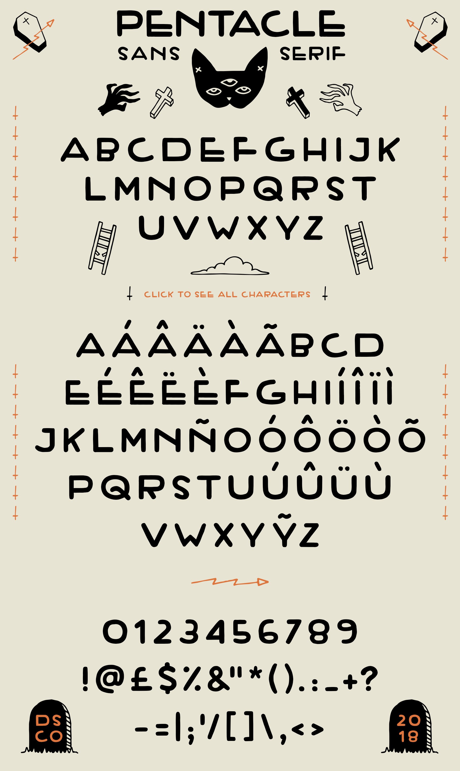 sans serif glyphs 167