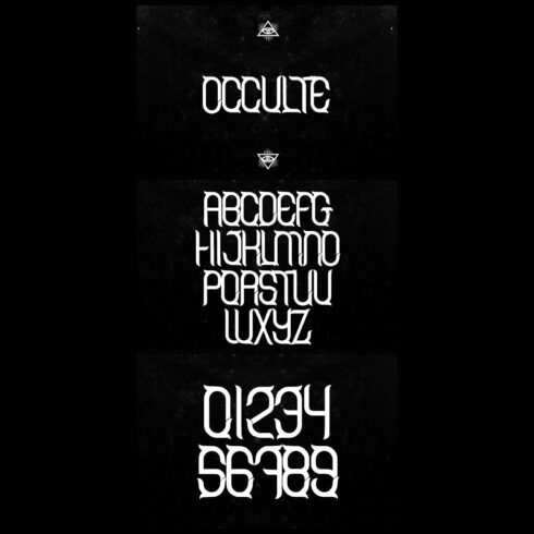 OCCVLTE font cover image.
