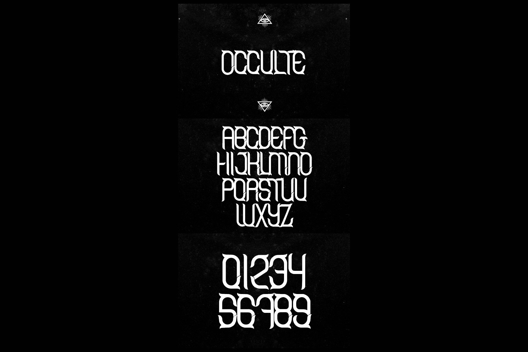 OCCVLTE font cover image.