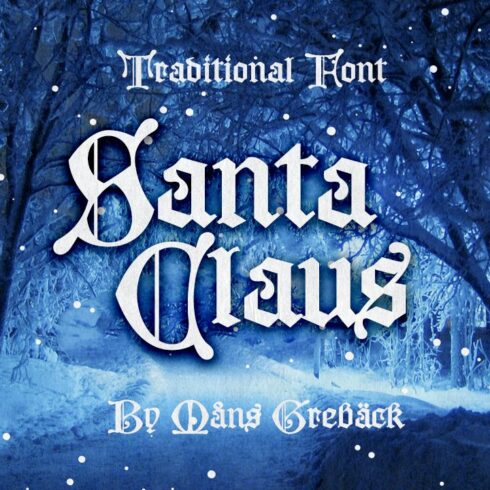 Santa Claus - Christmas Font cover image.