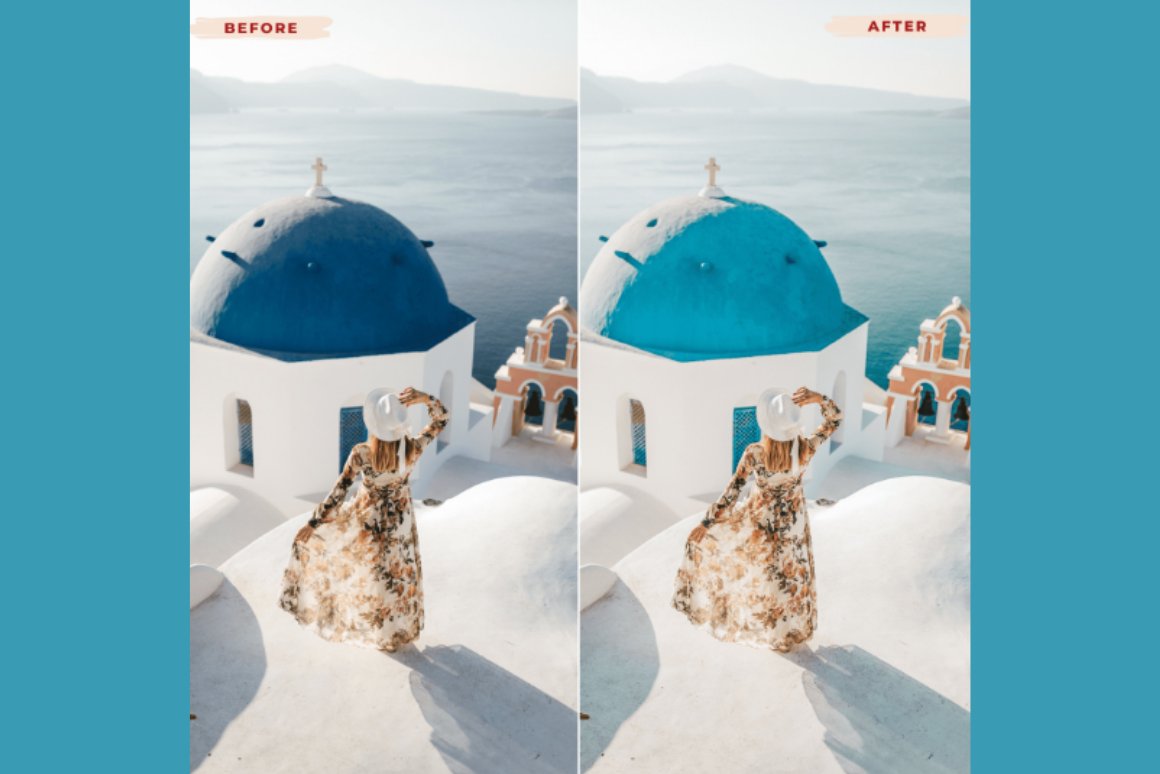 SANTORINI Desktop Lightroom Presetspreview image.