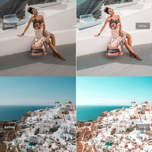 Santorini Pro Lightroom Presetscover image.