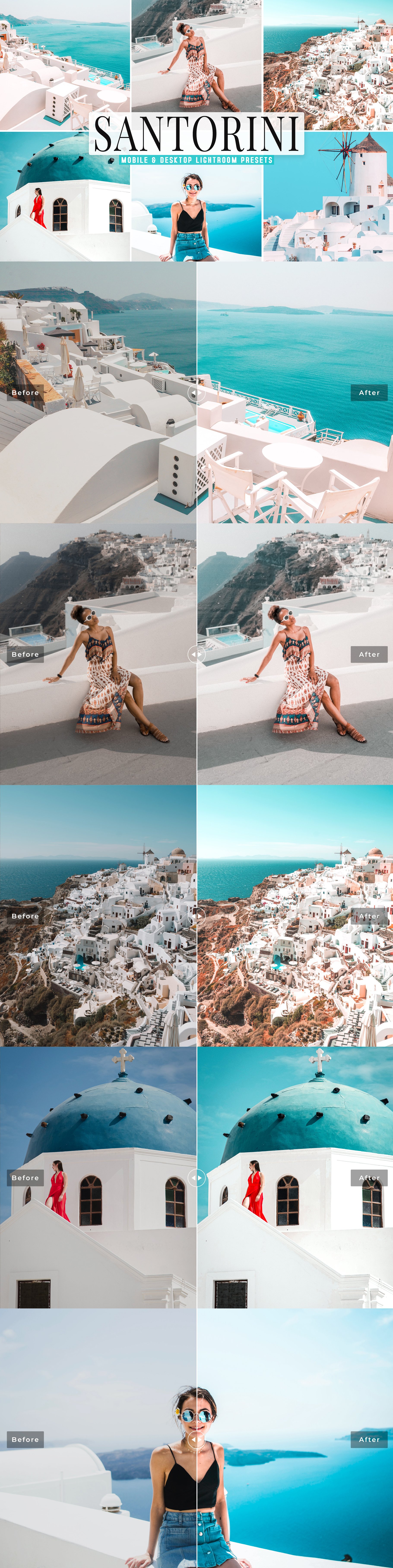 Santorini Pro Lightroom Presetscover image.