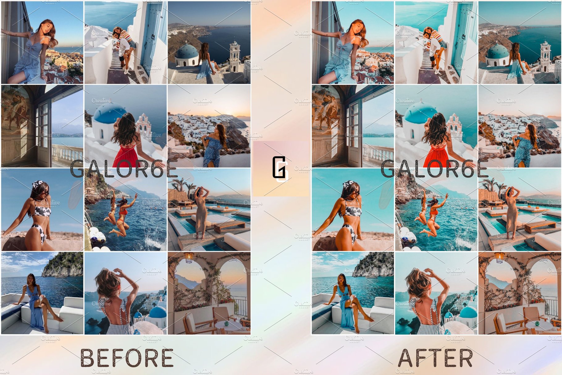 Lightroom Preset SANTORINI - GALOR6Epreview image.