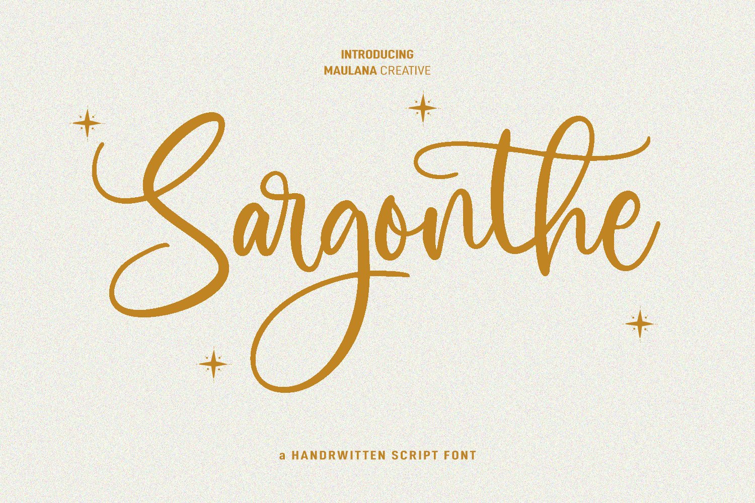 Sargonthe Script Font cover image.