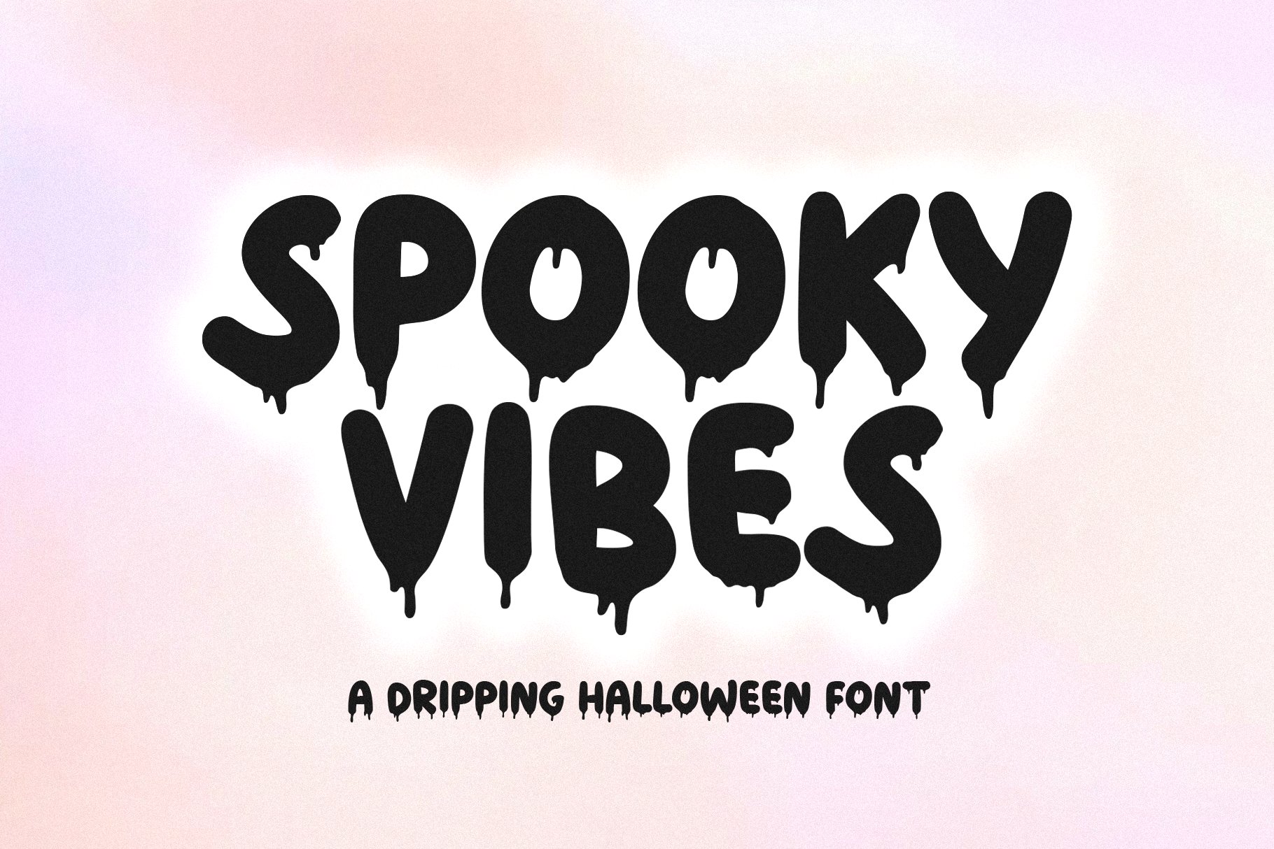 Spooky Vibes | Spooky Dripping Font cover image.