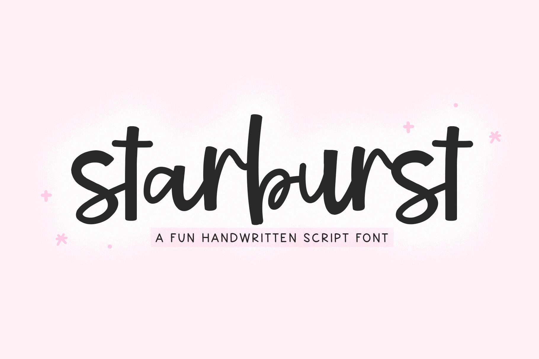 Starburst - A Bold Script Font cover image.