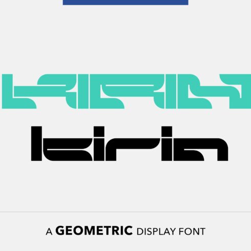 Kirin - y2k font cover image.