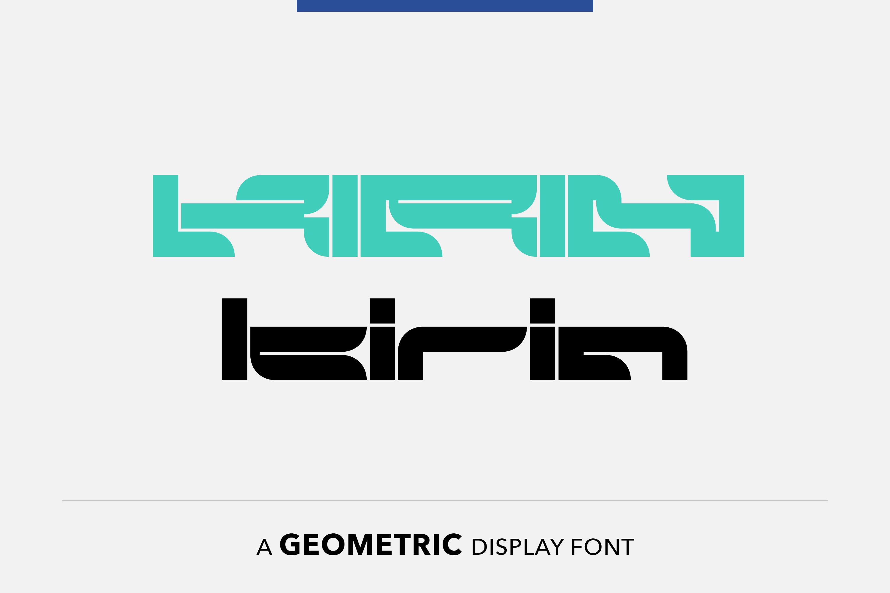 Kirin - y2k font cover image.