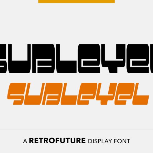 Sublevel - y2k font cover image.