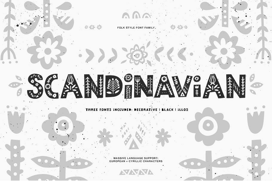 Scandinavian Font Family cover image.