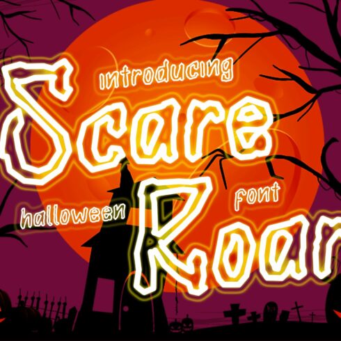 Scare Roar - Halloween Horror Font cover image.