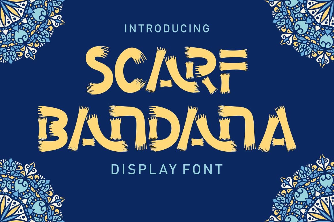 Scarf Bandana - Display Font cover image.