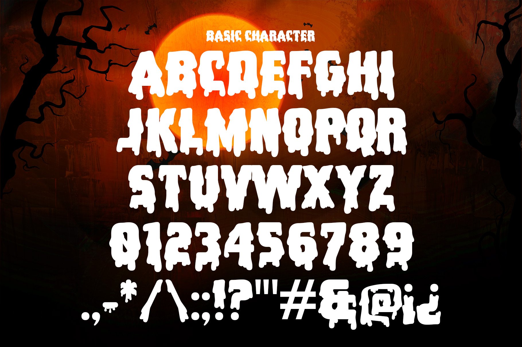 scarow scary blood typeface 08 basic character cm 439
