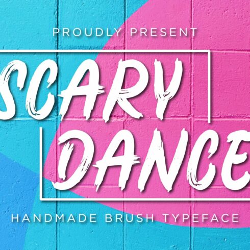 Scary Dance Handmade Brush Typeface cover image.