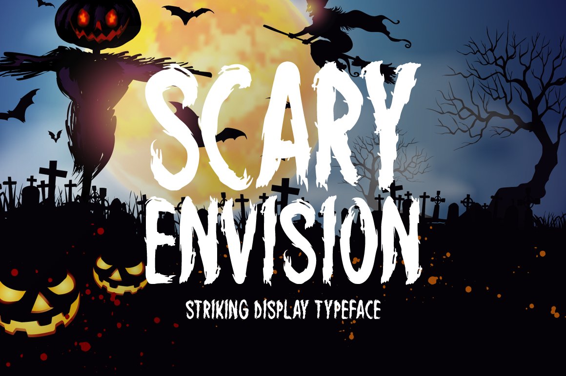 Scary Envision Typeface cover image.