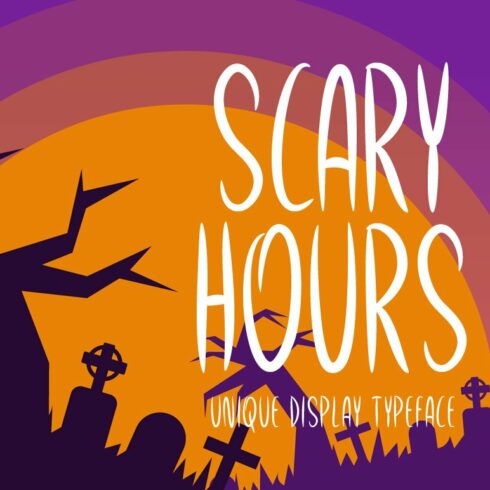 Scary Hours Typeface cover image.