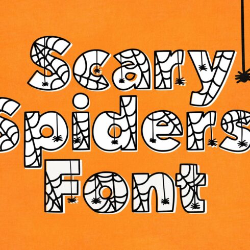 Scary Spiders Font cover image.