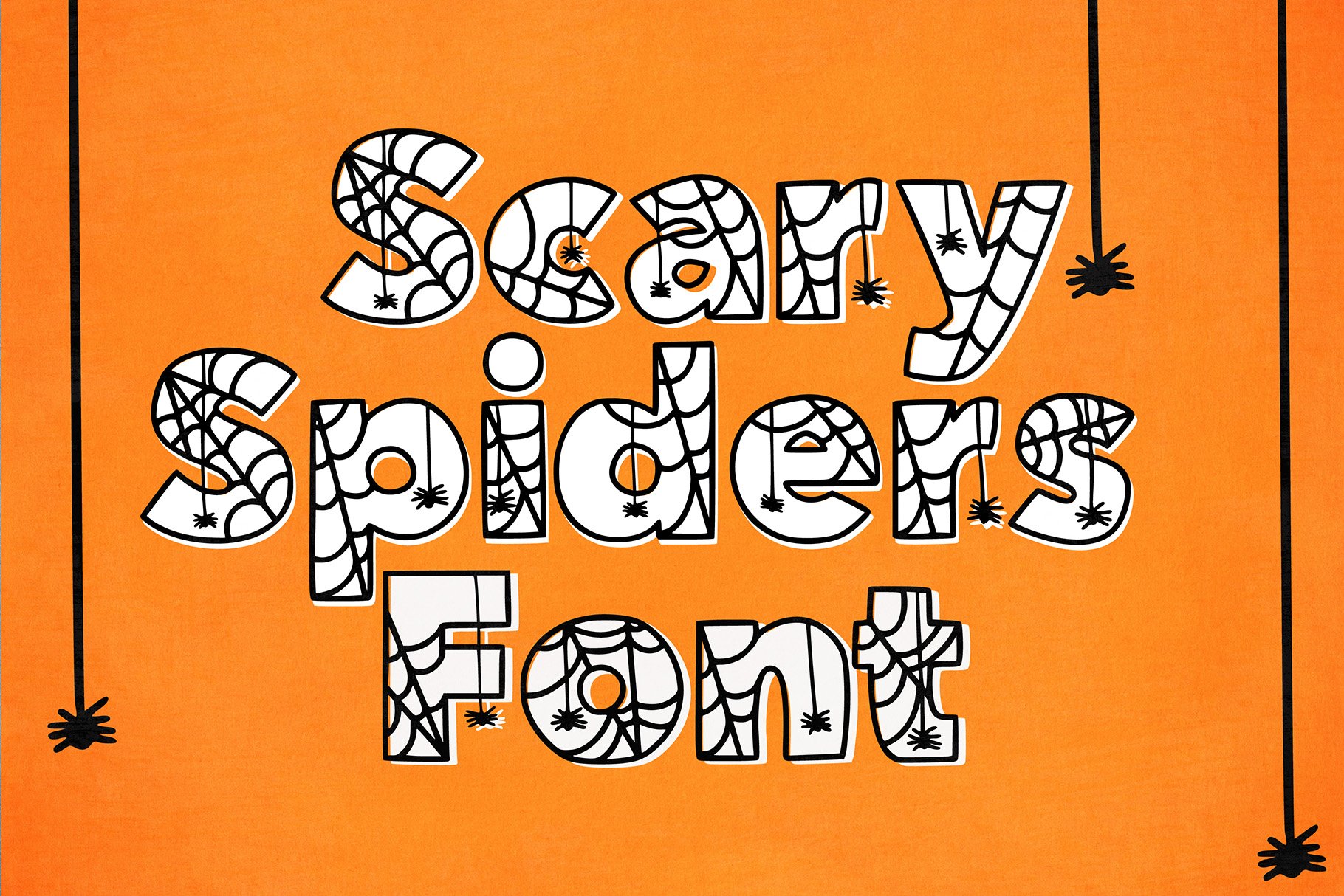 Scary Spiders Font cover image.