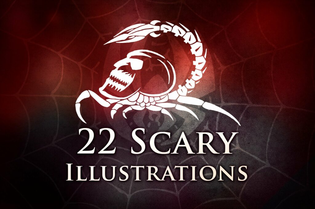 Scary Illustrations Svg And More Masterbundles