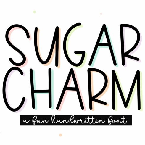 Sugar Charm | Thin Handwritten Font cover image.