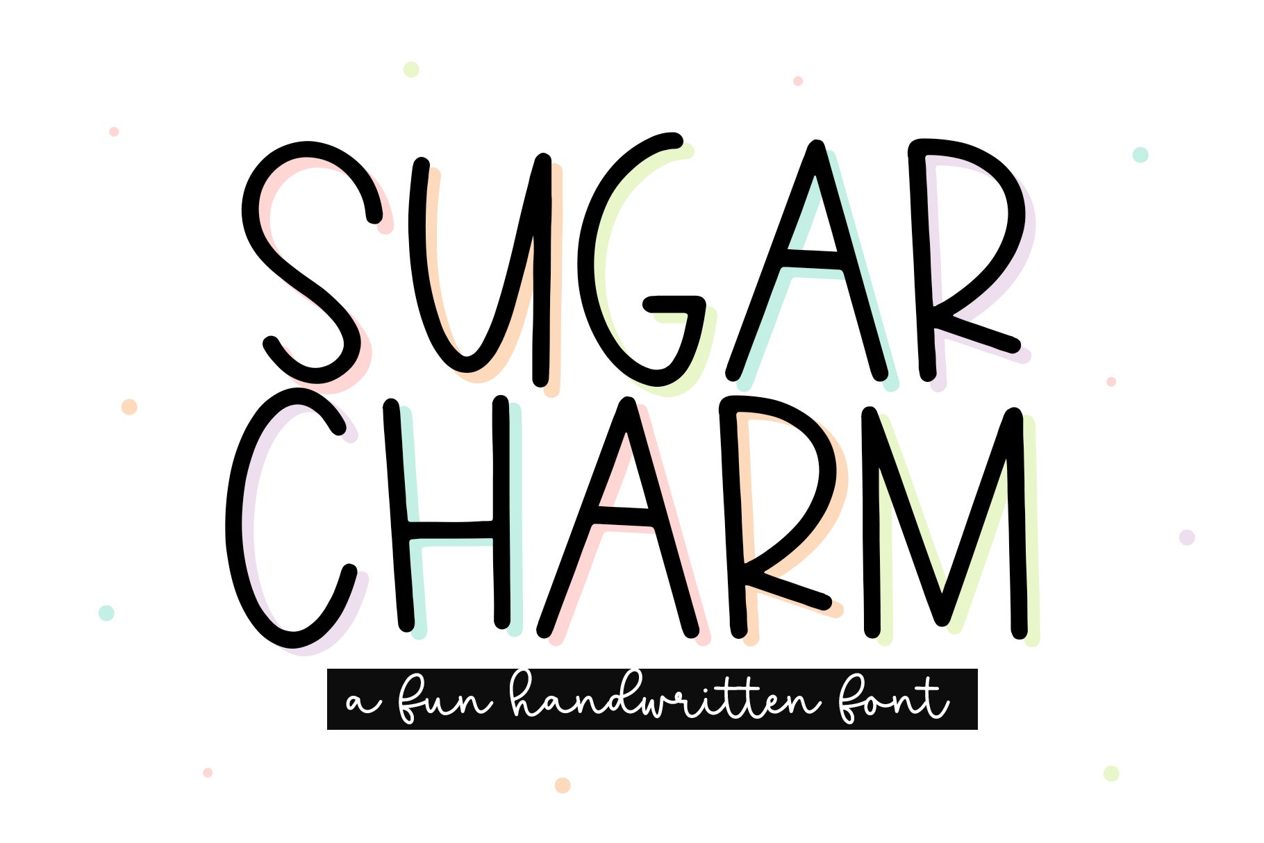 Sugar Charm | Thin Handwritten Font cover image.