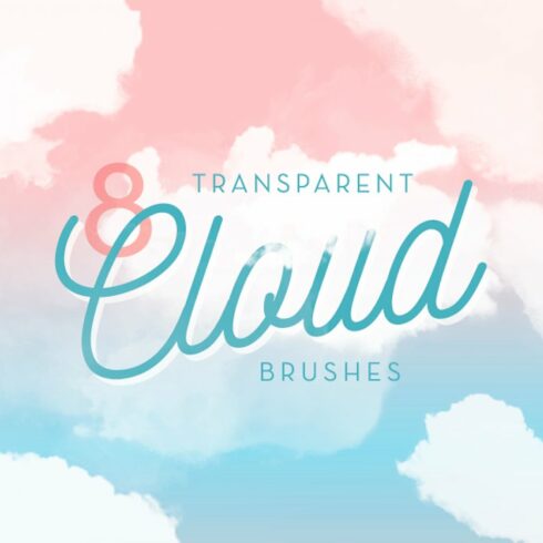 8 Transparent Cloud Brushescover image.