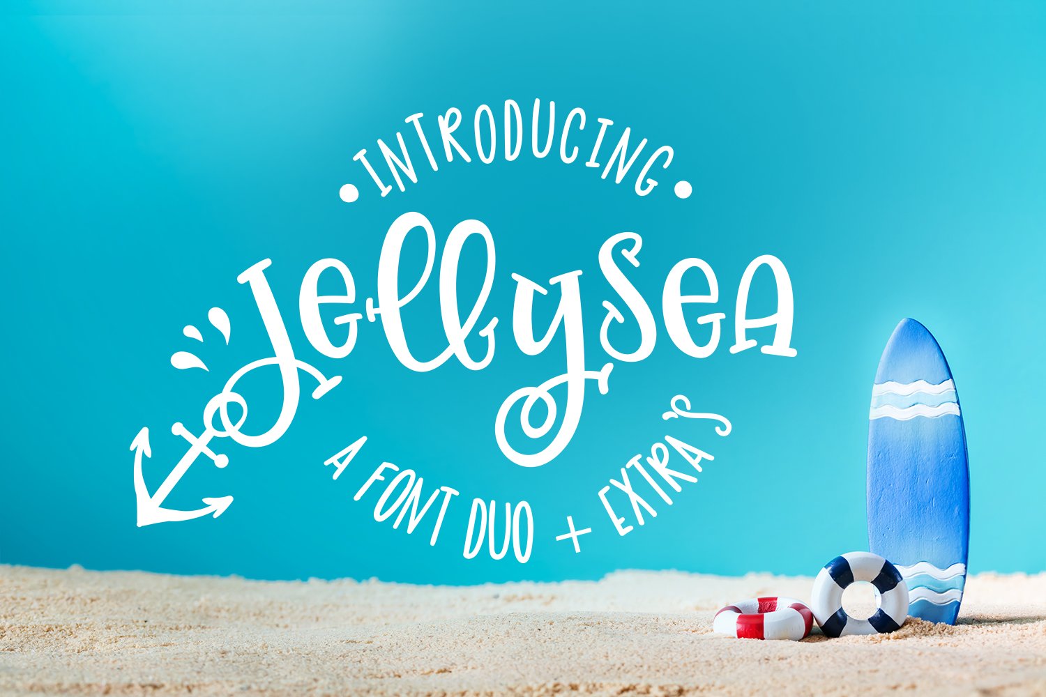 Jellysea - Font Duo + Summer Doodles cover image.