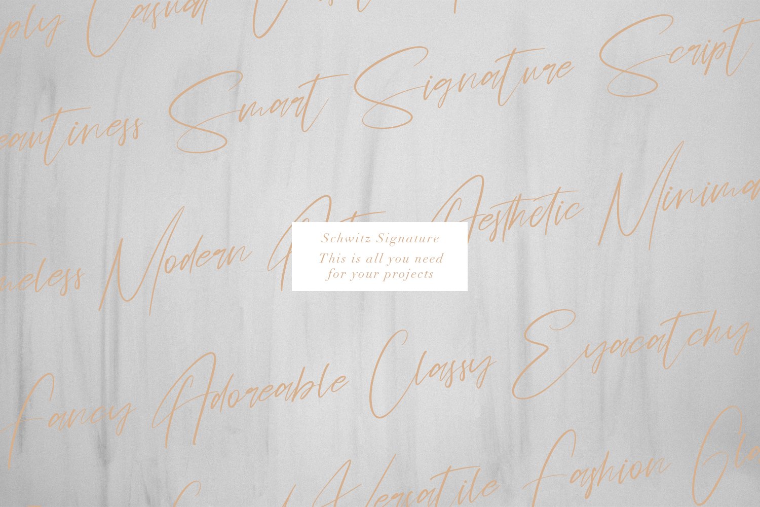 schwitz signature sweet casual script font 8 805