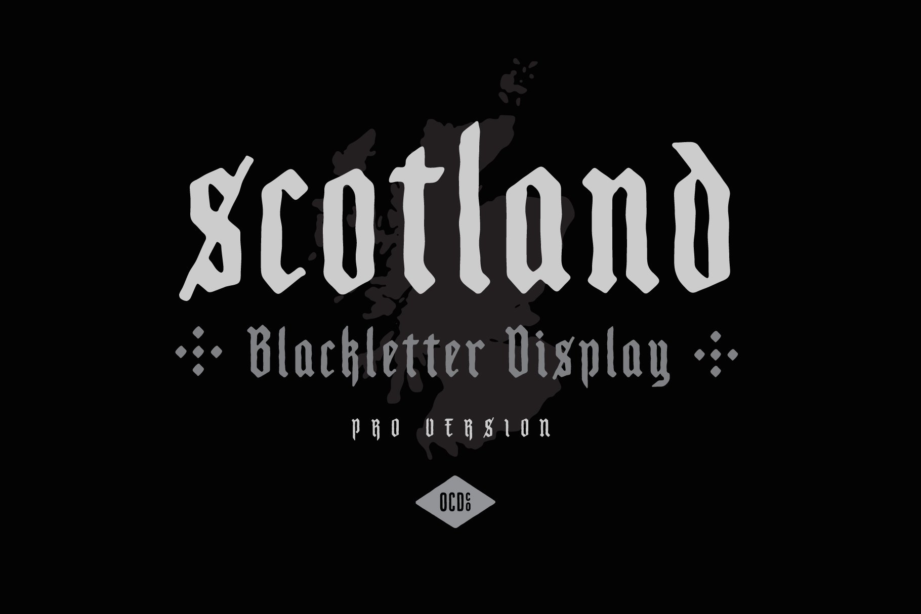 Scotland - Blackletter Display cover image.