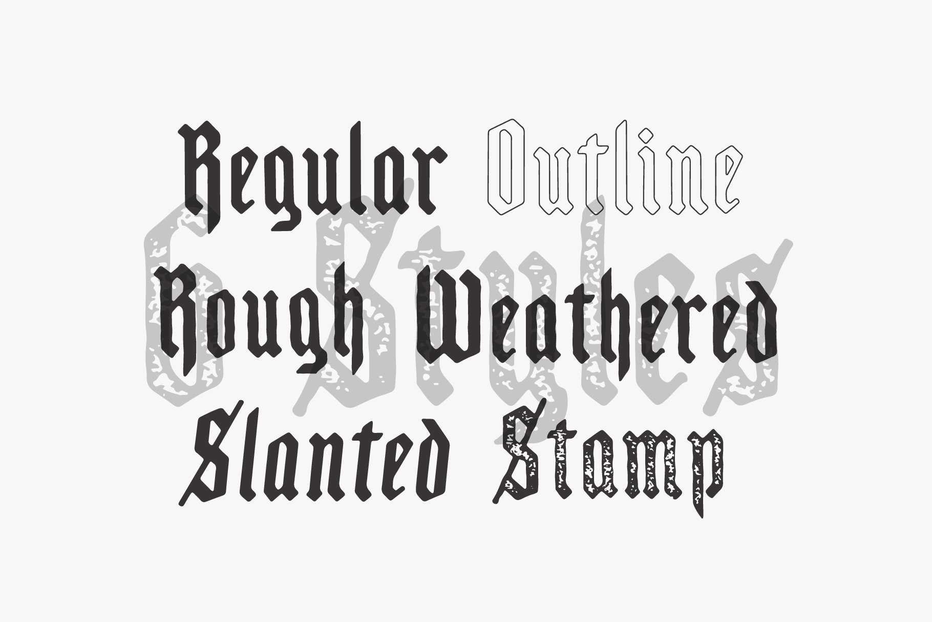 Scotland - Blackletter Display preview image.