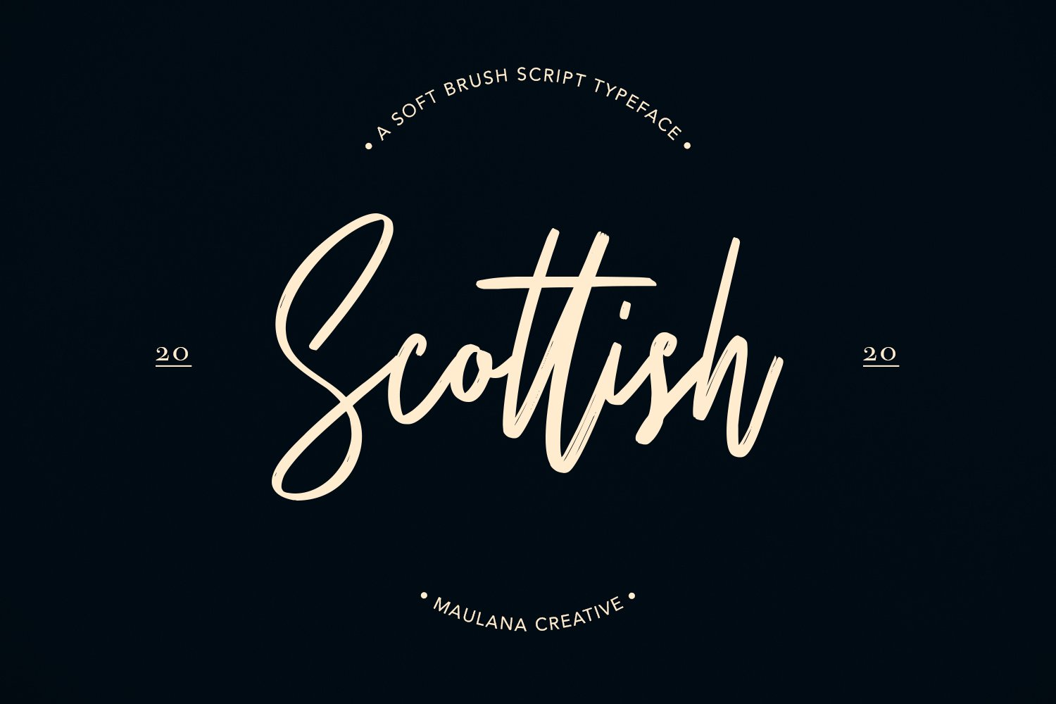 Scottish Brush Script Typeface cover image.