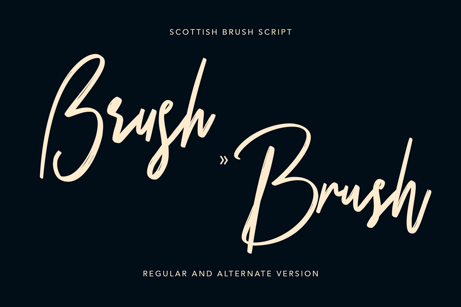 scottish brush script typeface 2 937