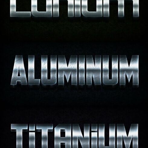 3D Metal Photoshop Text Stylescover image.