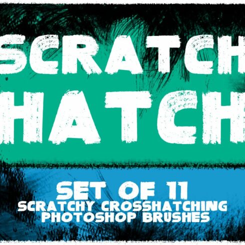 Scratch Hatch Photoshop Brushescover image.