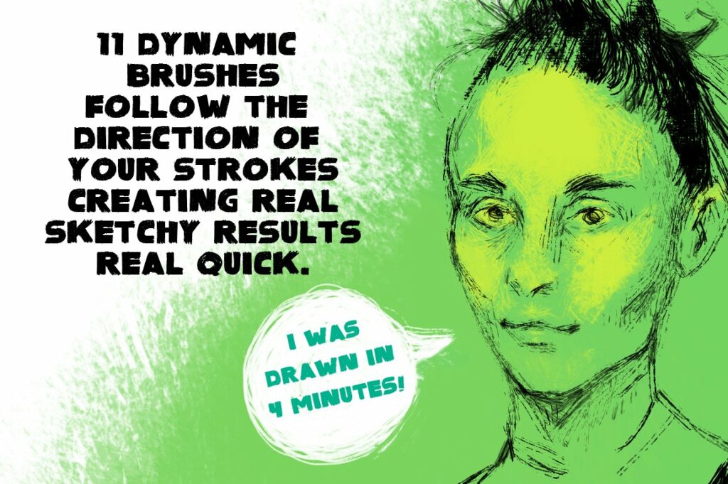 Scratch Hatch Photoshop Brushes – MasterBundles