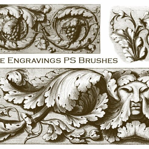Antique Engravings PS Brushescover image.