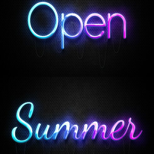 Neon Text Effect Stylecover image.